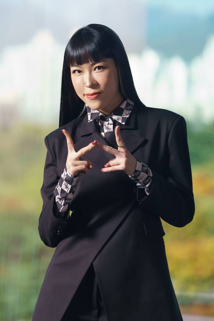 안무가 효진초이(원트)가 29일 오후 온라인으로 진행된 엠넷 예능 '스트릿 우먼 파이터' 종영 기자간담회에 앞서 포즈를 취하고 있다. /사진제공=엠넷