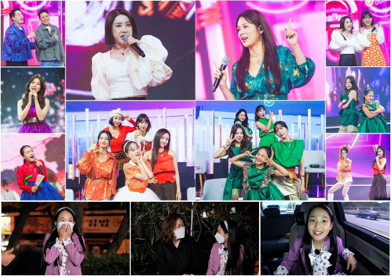 TV CHOSUN '금요일은 밤이 좋아' 2회에서 서인영과 채연이 양팀의 대장님으로 나와 '미스트롯2' 멤버들과 열광적인 '댄스 분출' 현장을 선보인다./사진제공=TV CHOSUN '금요일은 밤이 좋아'