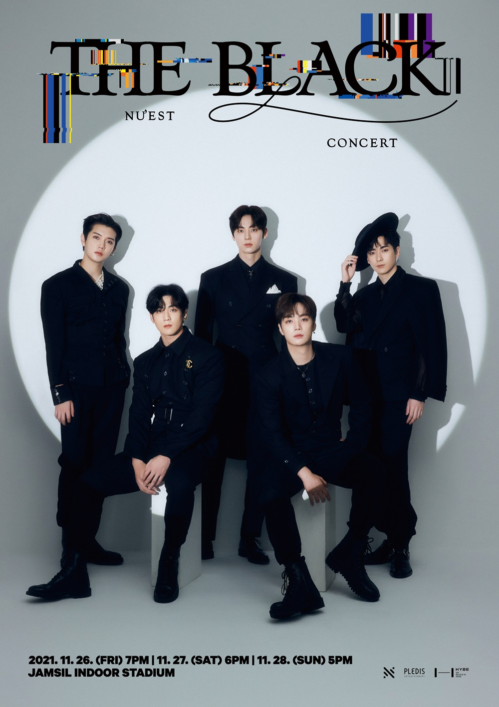 그룹 뉴이스트(JR, 아론, 백호, 민현, 렌)/사진제공=플레디스