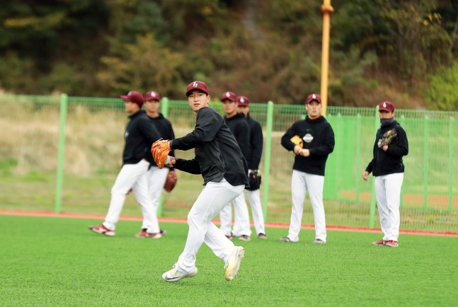 주승우(가운데)/사진=키움 히어로즈