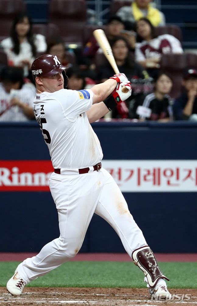 키움 히어로즈 시절 제리 샌즈./사진=뉴시스