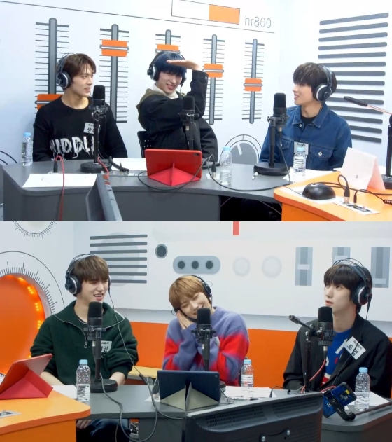 그룹 JUST B(저스트비)가 아리랑 라디오 'Super K-Pop'에 출연했다./아리랑 라디오 'Super K-Pop' 방송 화면 캡처
