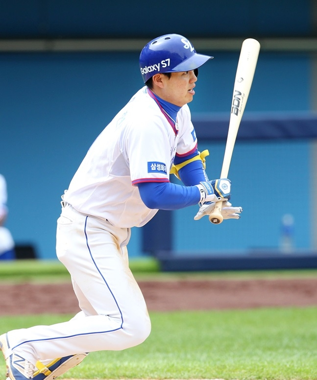 삼성 시절의 김재현./사진=삼성 라이온즈