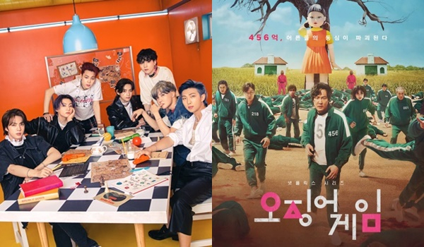 방탄소년단, '오징어 게임' /사진제공=빅히트 뮤직, 넷플릭스