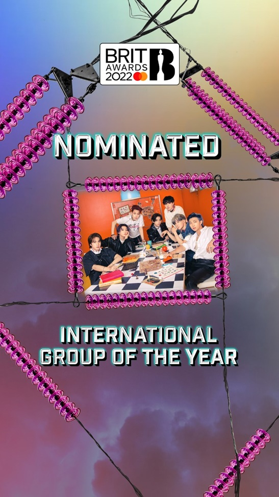 /사진=브릿 어워드(The BRIT Awards)