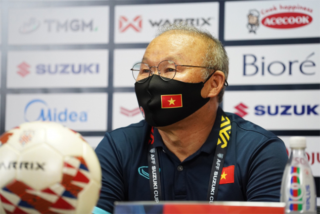 박항서 베트남 축구대표팀 감독. /사진=AFF 스즈키컵 공식 홈페이지 캡처