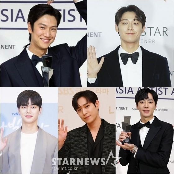나인우(왼쪽위부터 시계방향), 이도현, 이준영, 김영대, 송강 /사진=스타뉴스