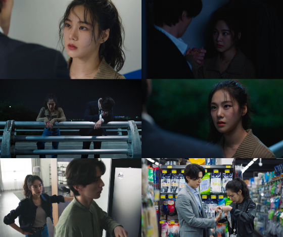 tvN 금토드라마 '배드 앤 크레이지'에서 이희겸 역을 맡은 한지은./사진=tvN 금토드라마 '배드 앤 크레이지' 방송 화면 캡처