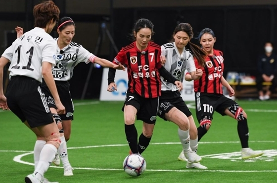 2021년 12월 22일 방송된 SBS '골 때리는 그녀들'이 조작 논란에 휘말렸다./사진=SBS