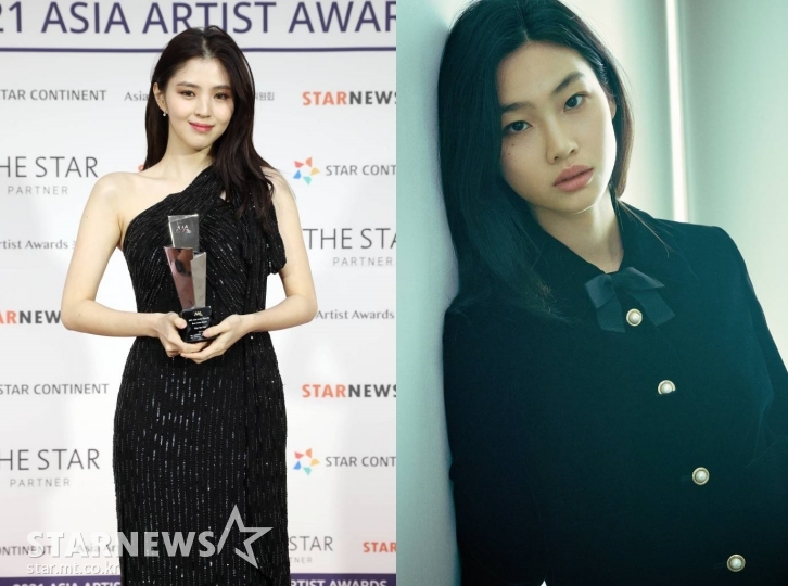 한소희, 정호연 / 사진=스타뉴스, 넷플릭스