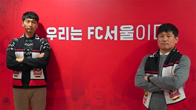전상욱(왼쪽) FC서울 신임 GK코치와 김순호 코치. /사진=FC서울