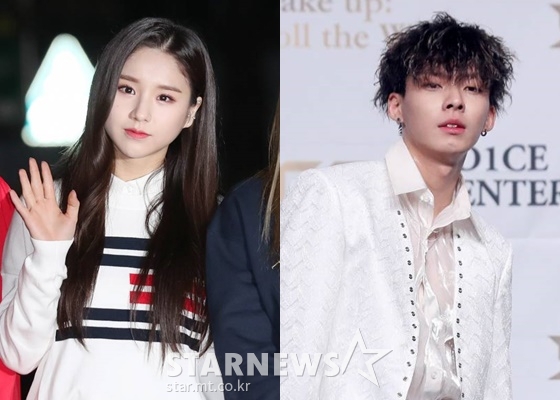 이달의소녀 희진(왼쪽), 디원스 우진영 /사진=김휘선 기자