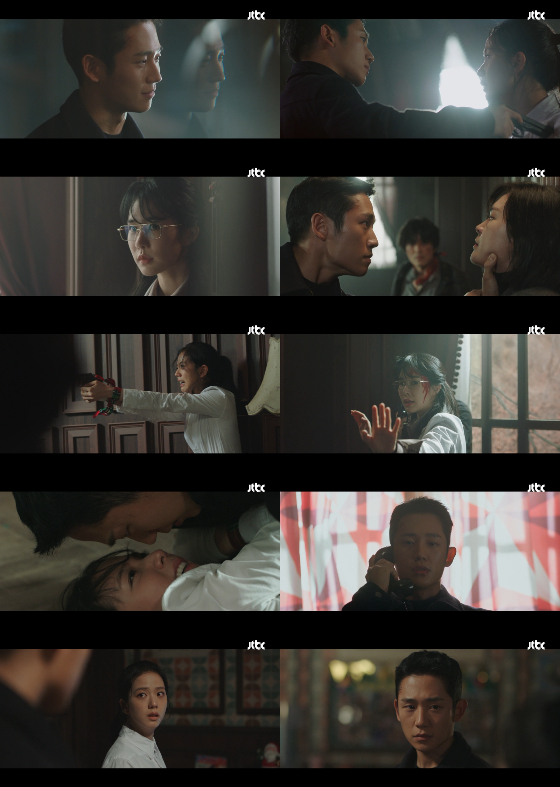 JTBC 토일드라마 '설강화: snowdrop'에서 지수가 오빠의 죽음을 알게 됐다./사진제공=드라마하우스스튜디오, JTBC스튜디오)