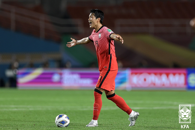 축구대표팀 수비수 김영권. /사진=대한축구협회