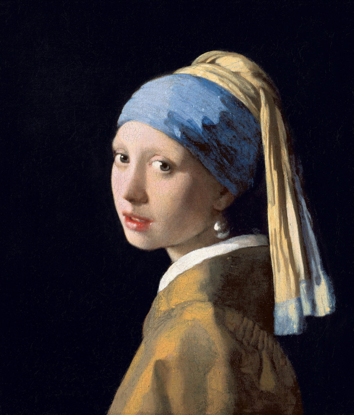 요하네스 베르메르(Johannes Vermeer), '진주 귀걸이를 한 소녀(Girl with a Pearl Earring)', Mauritshuis, The Hague, Netherlands, 1665. 사진제공= Mauritshuis via Wikimedia Commons/Public Domain.