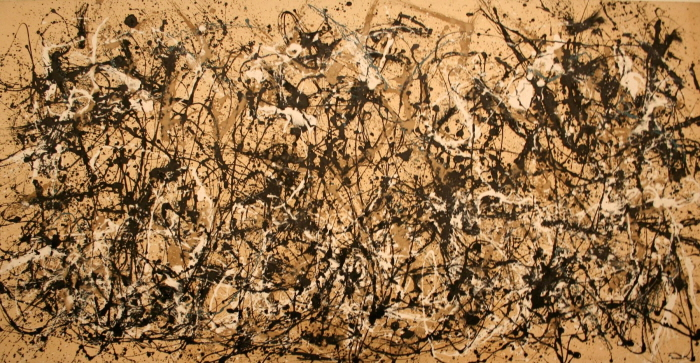 잭슨 폴락(Jackson Pollock), '가을 리듬(Autumn Rhythm; Number 30)', The Metropolitan Museum of Art, New York, 1950. 사진제공= Tim Pendemon via Flickr/Creative Commons.