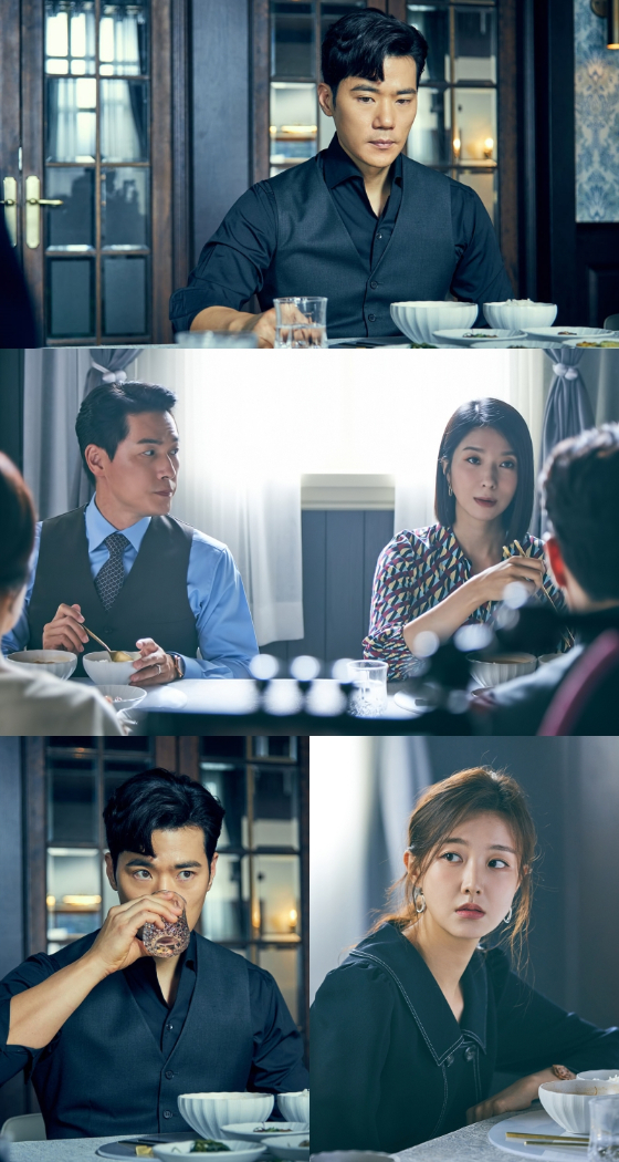JTBC 수목드라마 '공작도시'에서 김강우가 김지현에게 날선 공격을 받게 된다./사진제공=하이스토리디앤씨, JTBC스튜디오