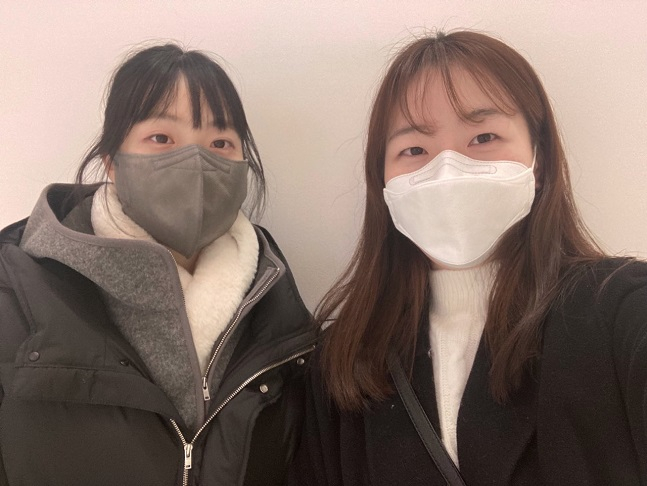 홍정민 씨(왼쪽)와 이수민 씨. /사진제공=이수민