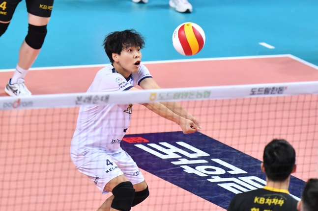 KB손해보험 리베로 정민수./사진=한국배구연맹