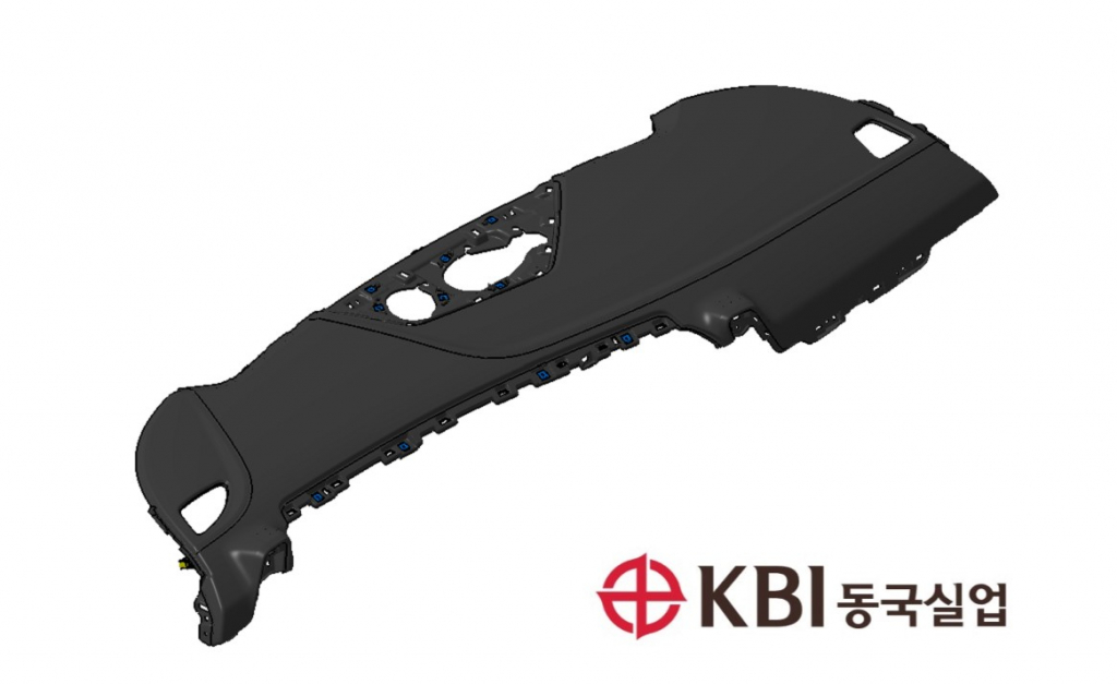 스포티지에 적용된 KBI동국실업 친환경 크래시패드 /사진제공=KBI동국실업