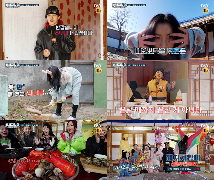 '해치지 않아X스우파'/사진=tvN