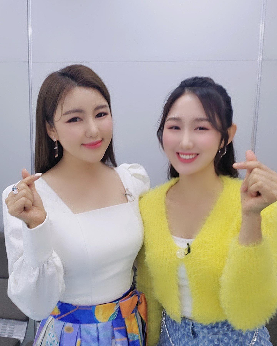 가수 송가인과 조카 조은서./사진=송가인 인스타그램