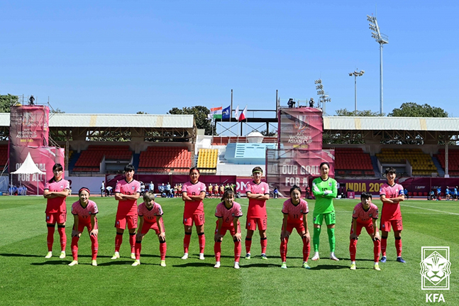 대한민국 여자 축구대표팀. /사진=대한축구협회