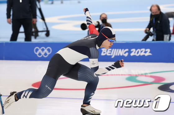 한국 스피드스케이팅 간판스타 김민석(23·성남시청)이 1500m에서 값진 동메달을 따냈다. /사진=뉴스1