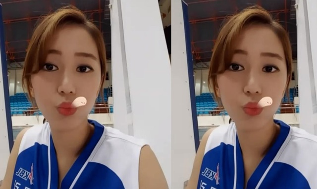 여자프로농구선수 시절 전보물. /사진=전보물 인스타그램 캡처