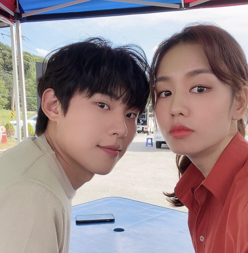 배우 김성철, 안은진 /사진=안은진 인스타그램