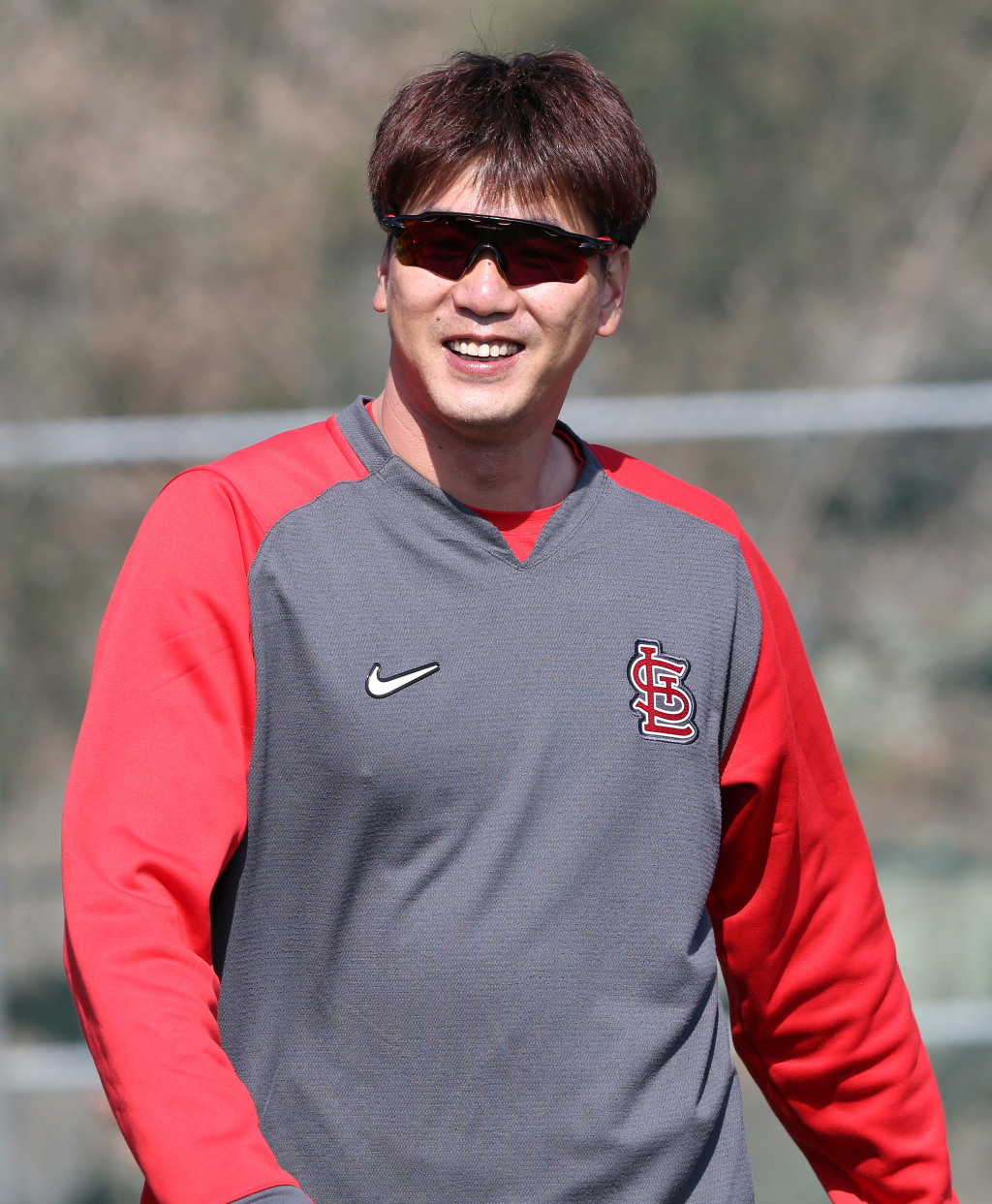 지난해 제주 서귀포에서 훈련한 김광현./사진=SSG 랜더스