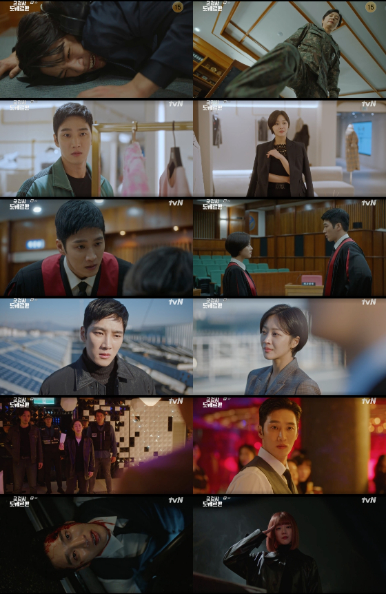 tvN 월화드라마 '군검사 도베르만'에서 안보현이 위기를 맞이했다./사진제공=tvN