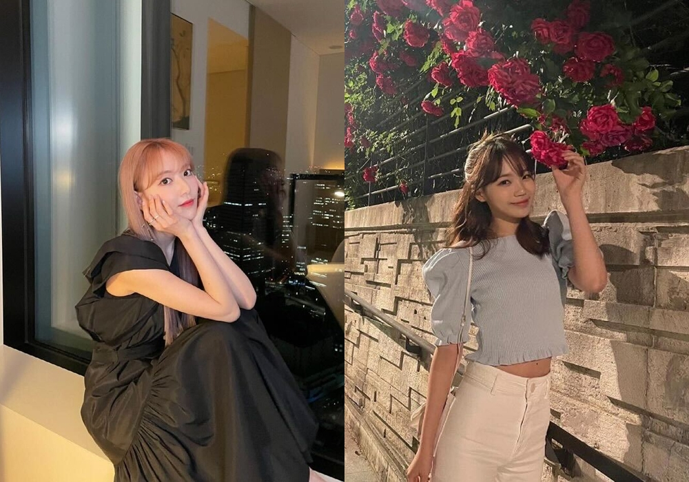 /사진=미야와키 사쿠라. 김채원 SNS