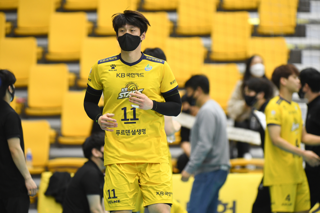 KB 손해보험의 김홍정./사진=한국배구연맹