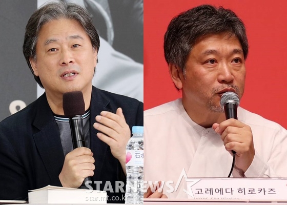 박찬욱 감독, 고레에다 히로카즈 감독 /사진=스타뉴스