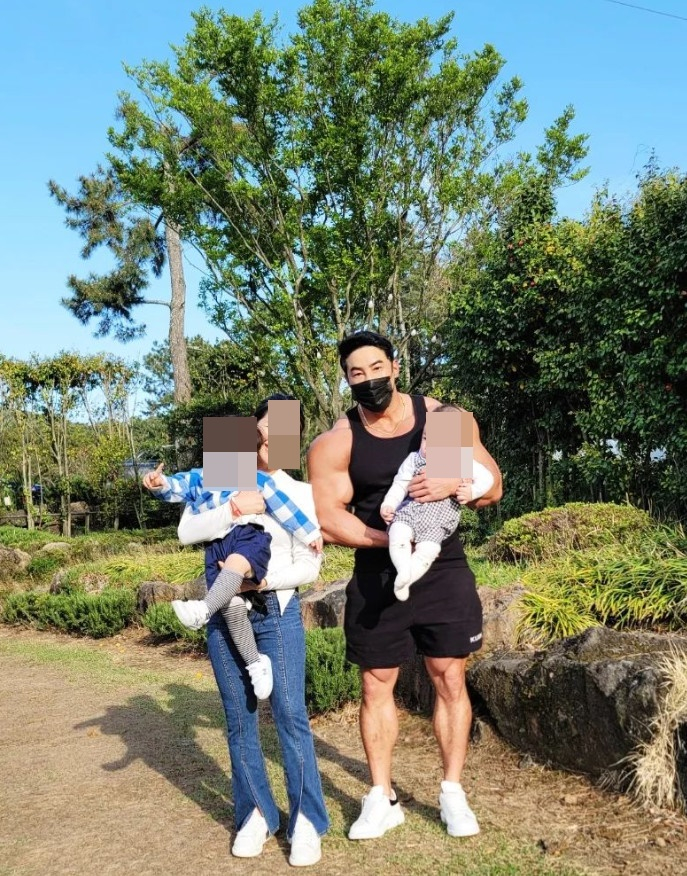 스포츠트레이너 황철순 가족 /시진=황철순 인스타그램