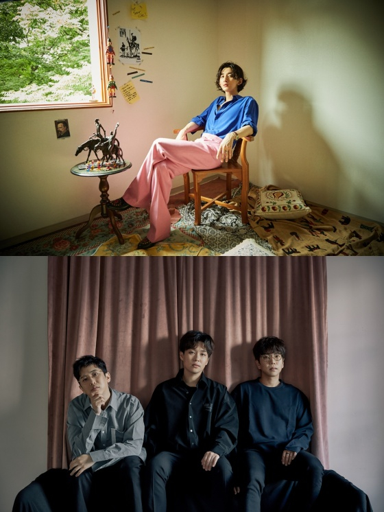 잔나비(위), 안녕바다 /사진제공=페포니뮤직, 코스믹뮤직랩