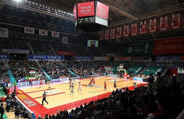 고양 오리온의 홈구장인 고양체육관. /사진=KBL