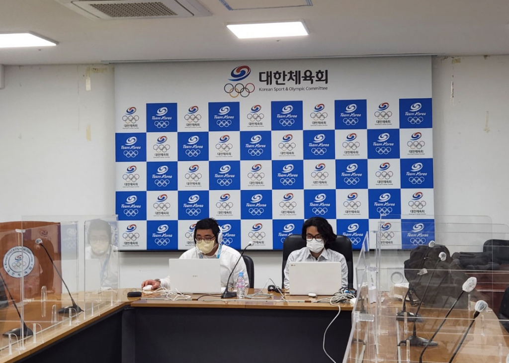 청렴 아이디어 브레인스토밍 협의체 '청렴톡톡'의 진행 모습./사진=대한체육회