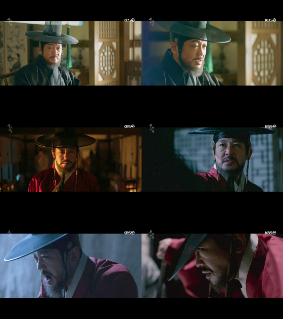 KBS 2TV 월화드라마 '붉은 단심'에서 조원표 역을 맡은 허성태./사진=KBS 2TV 월화드라마 '붉은 단심' 방송 화면 캡처