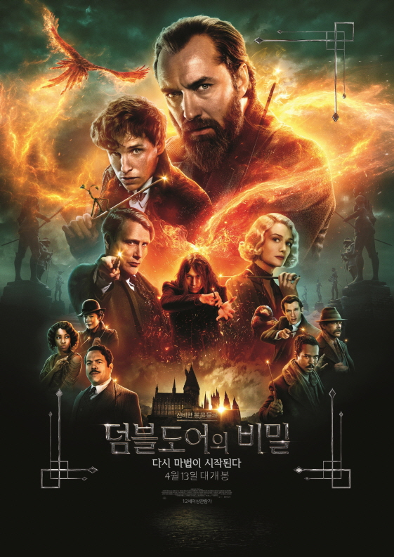 '신비한 동물들과 덤블도어의 비밀'이 4월 극장 산업을 견인했다.
