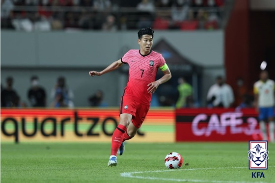 손흥민. /사진=대한축구협회 제공