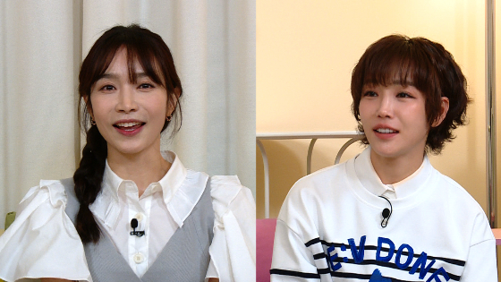 KBS 2TV '옥탑방의 문제아들'에 출연한 이민영, 이유리./사진제공=KBS 2TV '옥탑방의 문제아들'