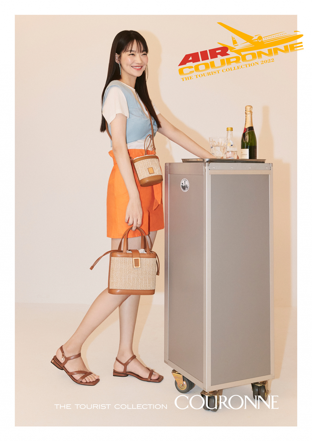 쿠론 모델 신민아 /사진제공= 코오롱FnC