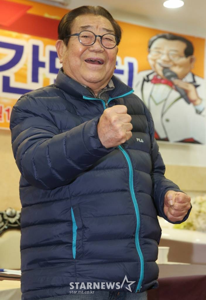 방송인 송해 /사진=이동훈 기자 photoguy@