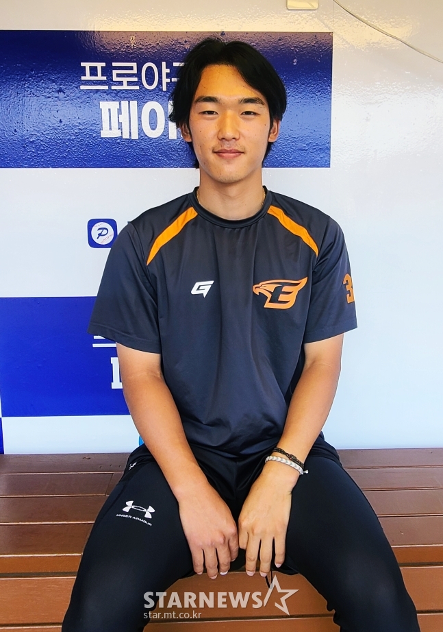 18일 만난 한화 윤산흠. /사진=김우종 기자