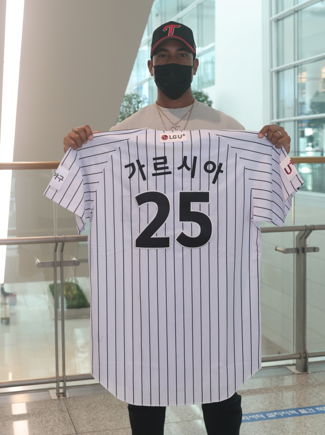 등번호 25번의 LG 가르시아. /사진=LG 트윈스 제공