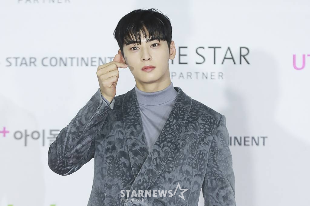 가수겸 배우 차은우가 2일 오후 서울 강서구 등촌동 KBS 아레나에서 열린 2021 Asia Artist Awards (2021 아시아 아티스트 어워즈, 2021 AAA) 레드카펫에서 포즈를 취하고 있다. 스타뉴스가 주최하고 AAA 조직위원회가 주관하는 AAA는 어디에서도 보지 못했던 새로운 무대를 선보이며 전 세계 팬들의 눈과 귀를 사로잡아 명실상부 NO.1 글로벌 시상식으로 거듭났다. /사진=AAA 기자 star@