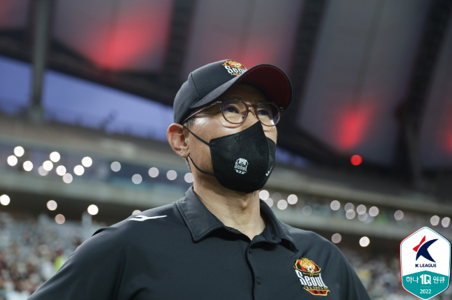 안익수 FC서울 감독. /사진=한국프로축구연맹