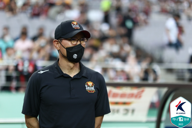안익수 FC서울 감독. /사진=한국프로축구연맹
